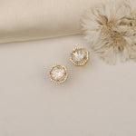 Starburst Moissanite 925 Silver Stud Earrings
