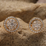 Lena CZ Moonlight 925 Silver Studs