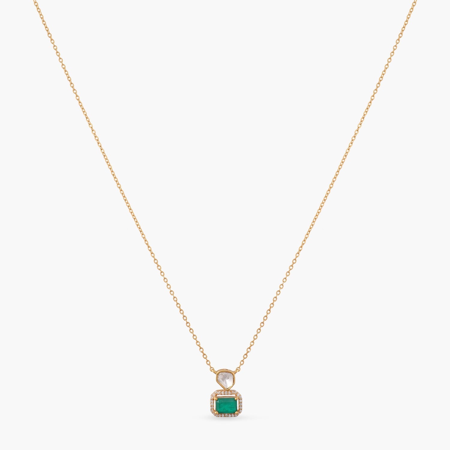 Timeless Gemstone Moissanite 925 Silver Pendant Necklace