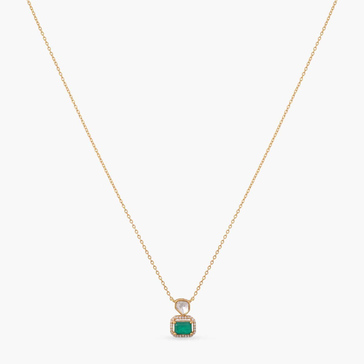 Timeless Gemstone Moissanite 925 Silver Pendant Necklace