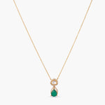 Mystic Elegance Moissanite 925 Silver Pendant Necklace
