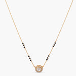 Classic Moissanite 925 Silver Mangalsutra Necklace