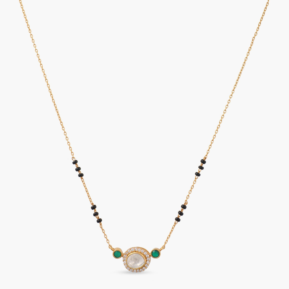 Harmony Moissanite 925 Silver Mangalsutra Necklace