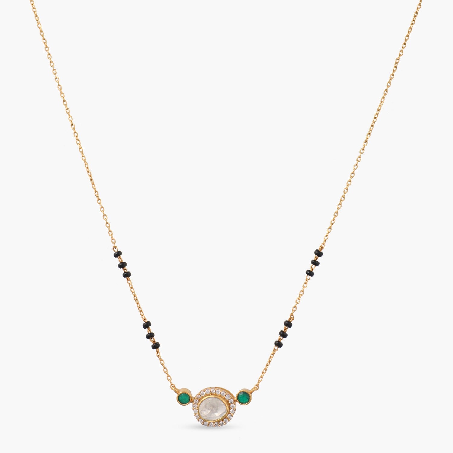 Harmony Moissanite 925 Silver Mangalsutra Necklace