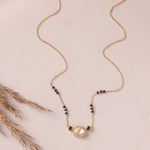 Harmony Moissanite 925 Silver Mangalsutra Necklace