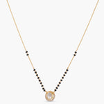 Serenity Moissanite 925 Silver Mangalsutra Necklace