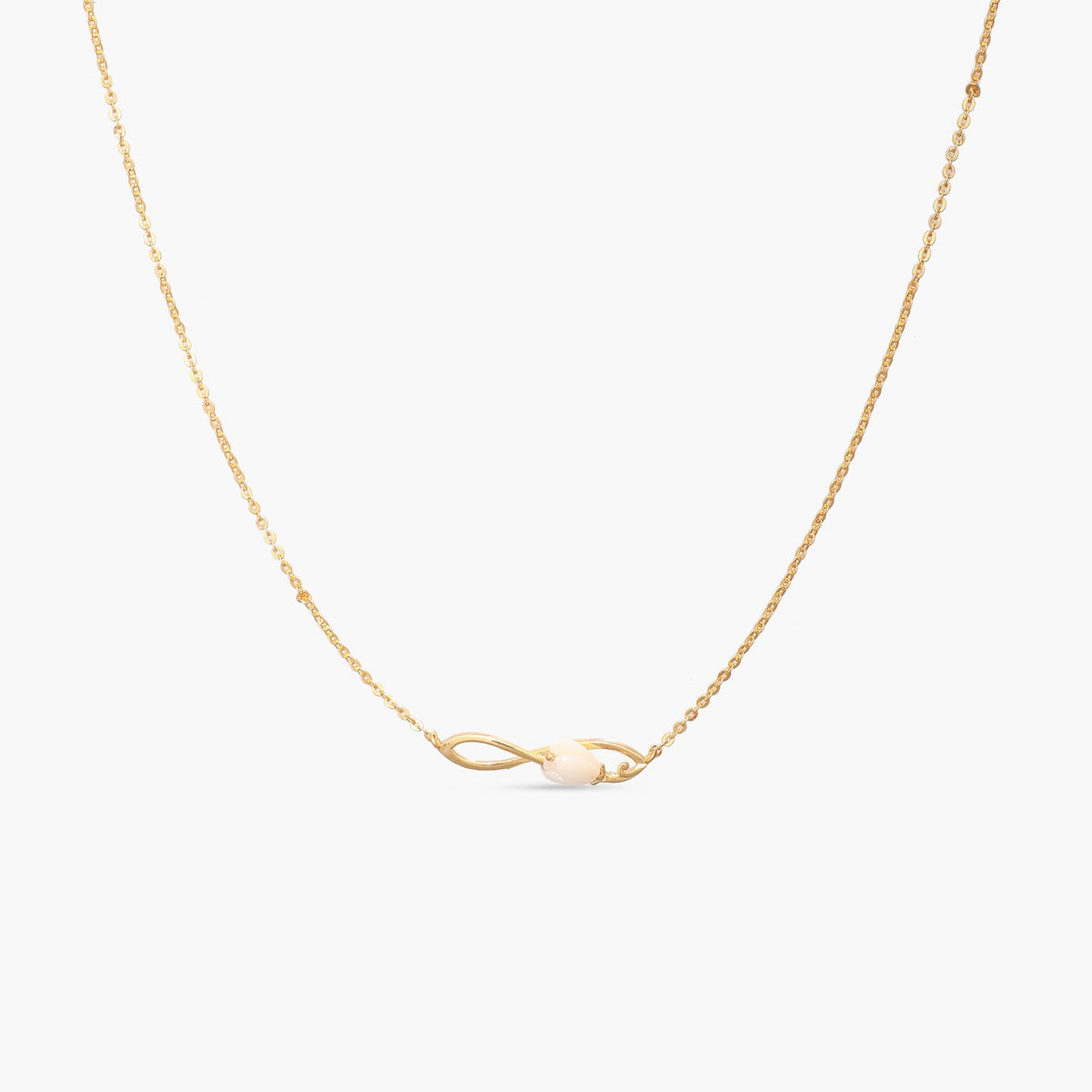 Tulip Infinity 925 Silver Pendant Necklace
