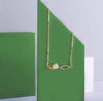 Tulip Infinity 925 Silver Pendant Necklace