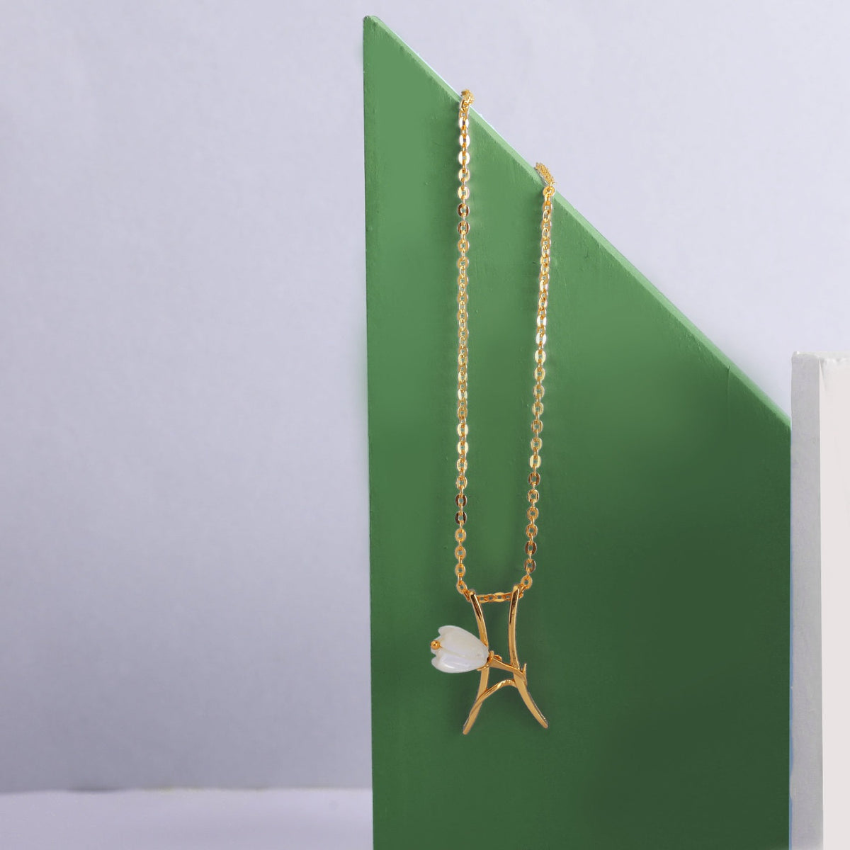 Tulip Whimsy 925 Silver Pendant Necklace