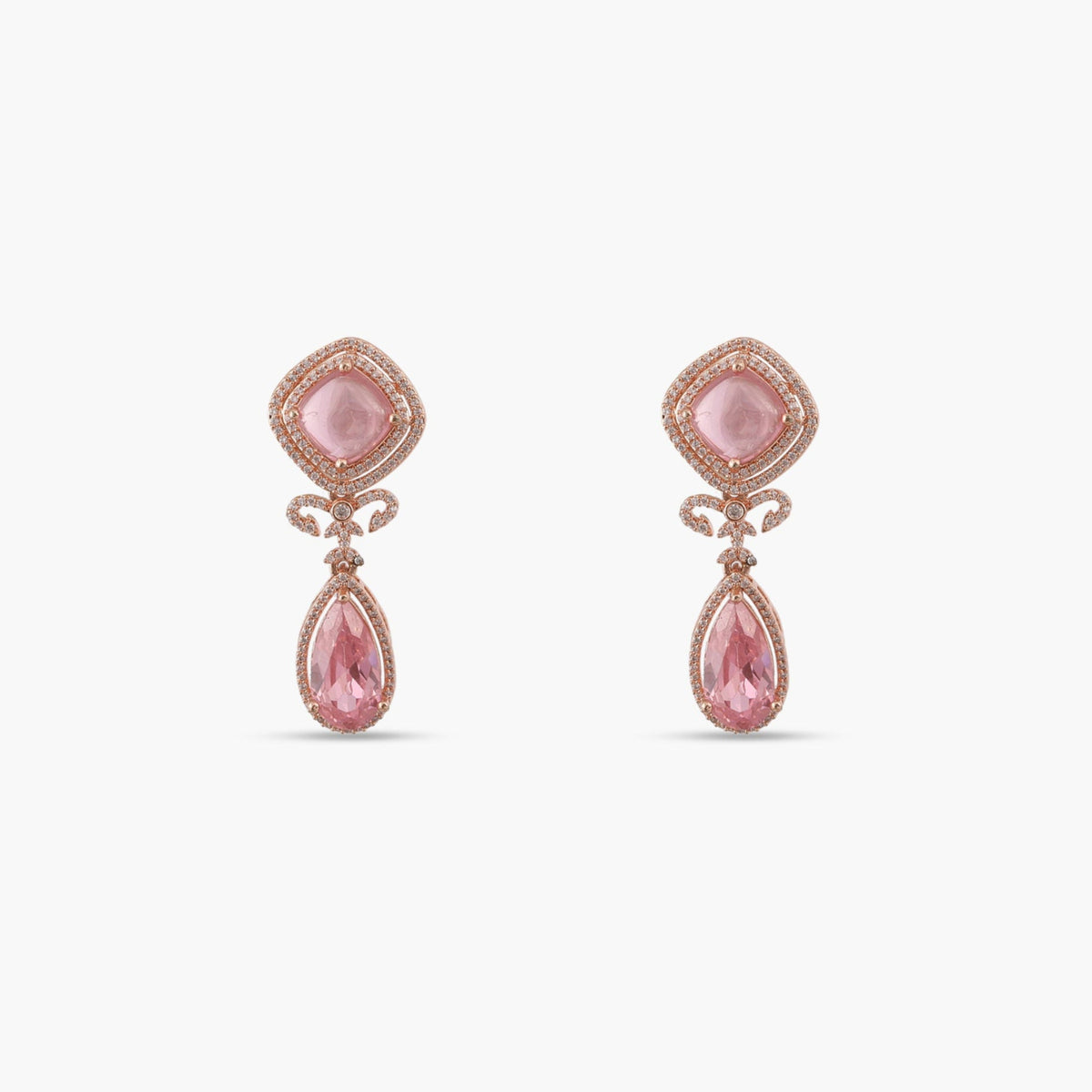 Blush Nakshatra CZ Necklace Set