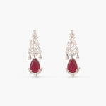 Ruhi Nakshatra CZ Red Choker Set