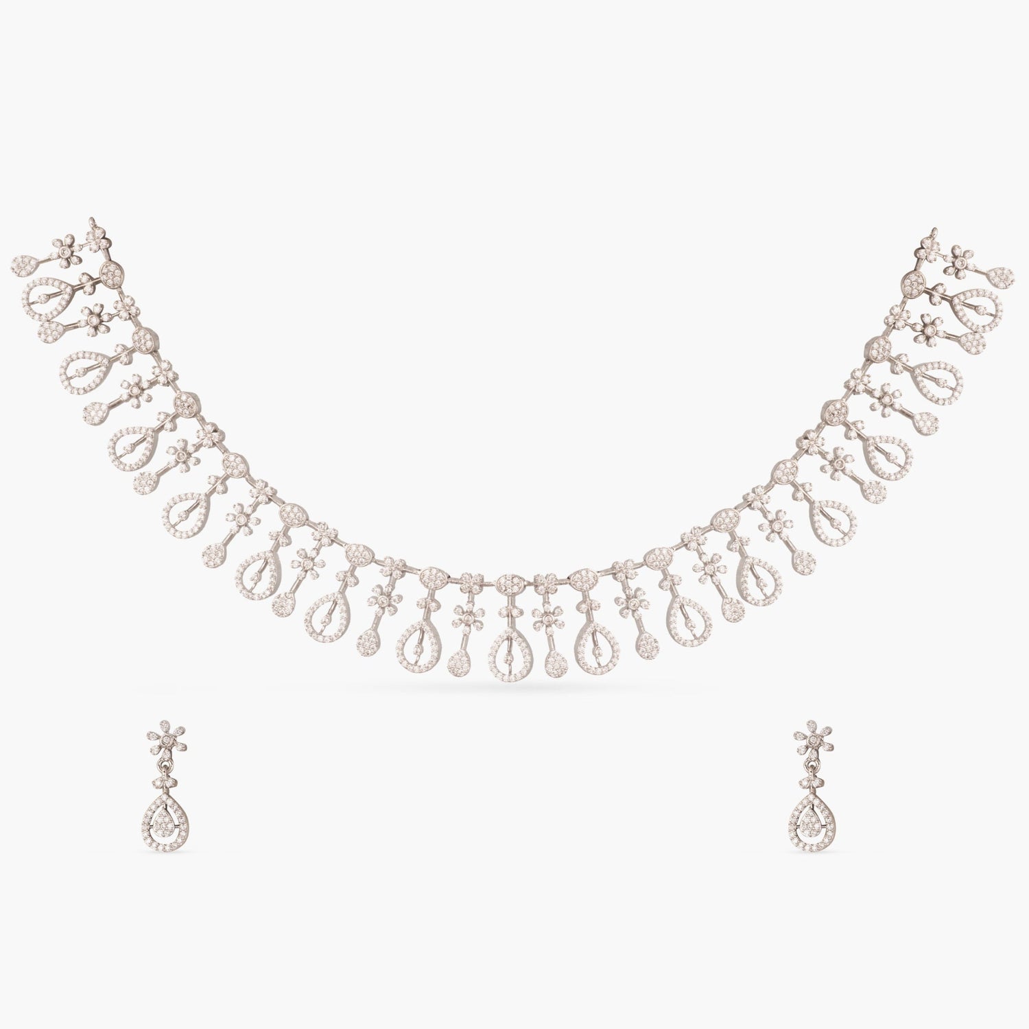 Aina Nakshatra CZ Necklace Set