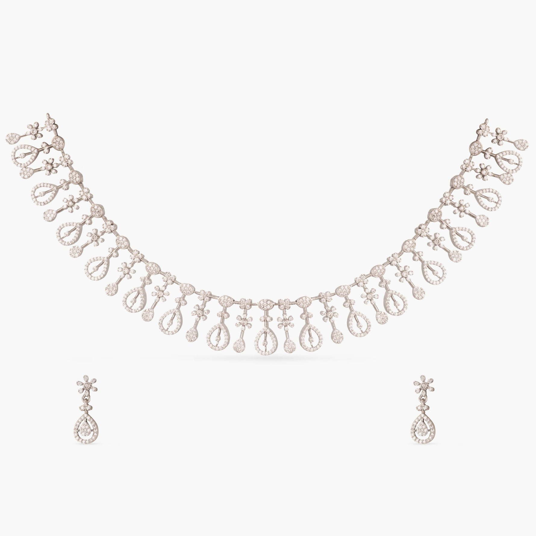 Aina Nakshatra CZ Necklace Set