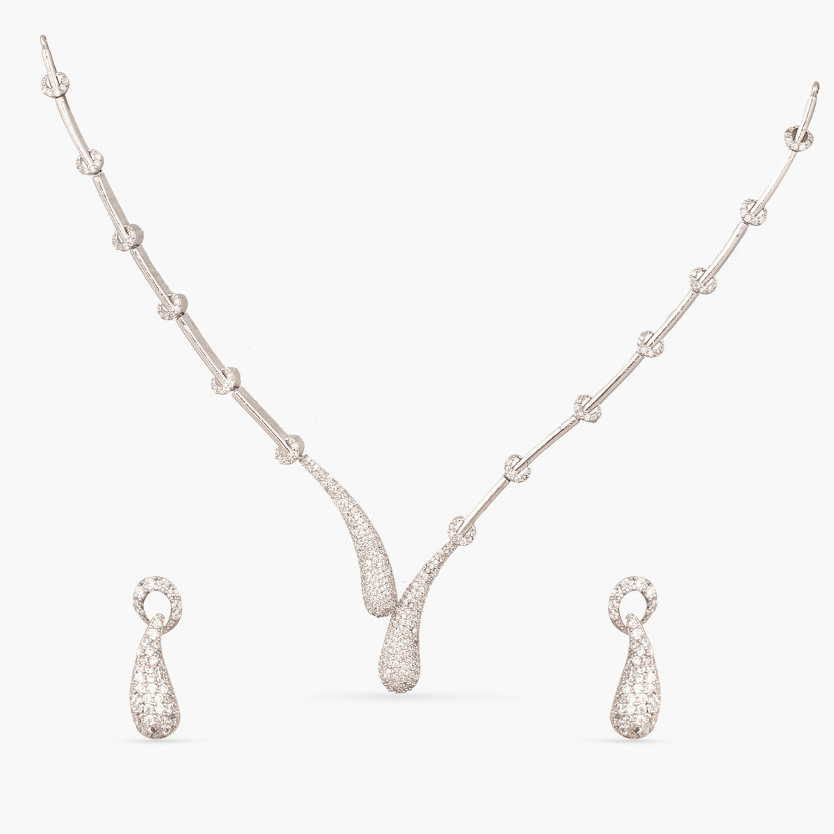 Twinkle CZ Necklace Set