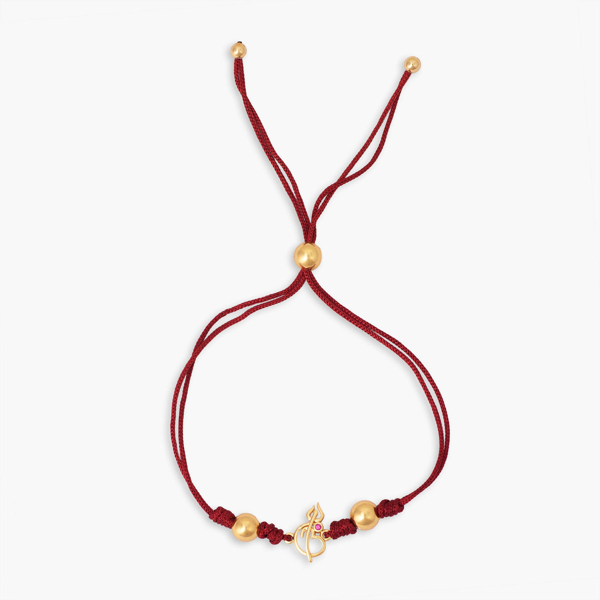 Sadashiv Gold Plated Silver Rakhi