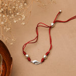 Divya Shankh Silver Rakhi