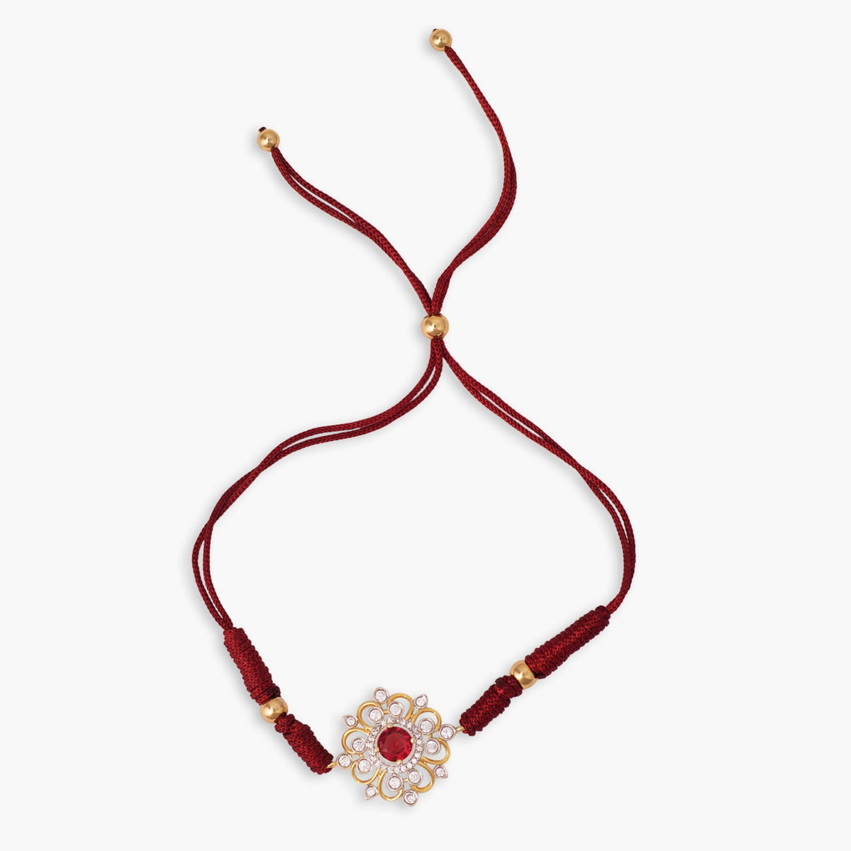 Ruby Radiance CZ Rakhi