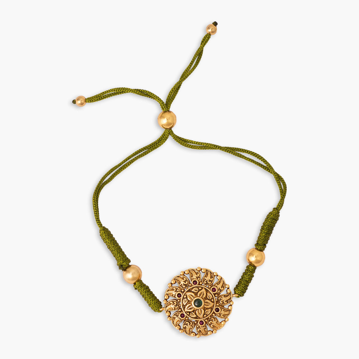 Sanskriti Round Antique Rakhi