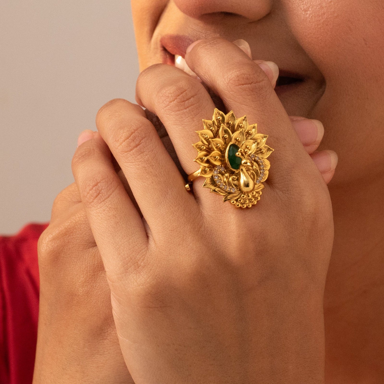 Vidya Antique Finger Ring 