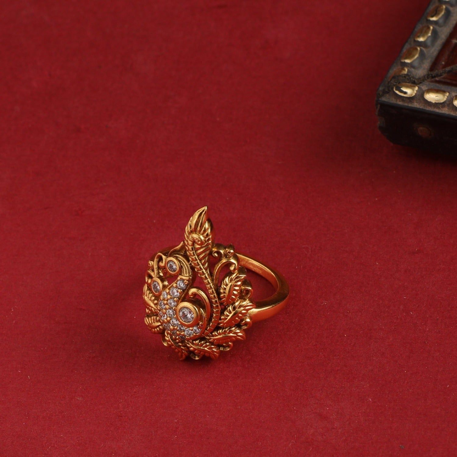 Antique Premium Brass Finger Ring design 28 – Be-Oxi Queen