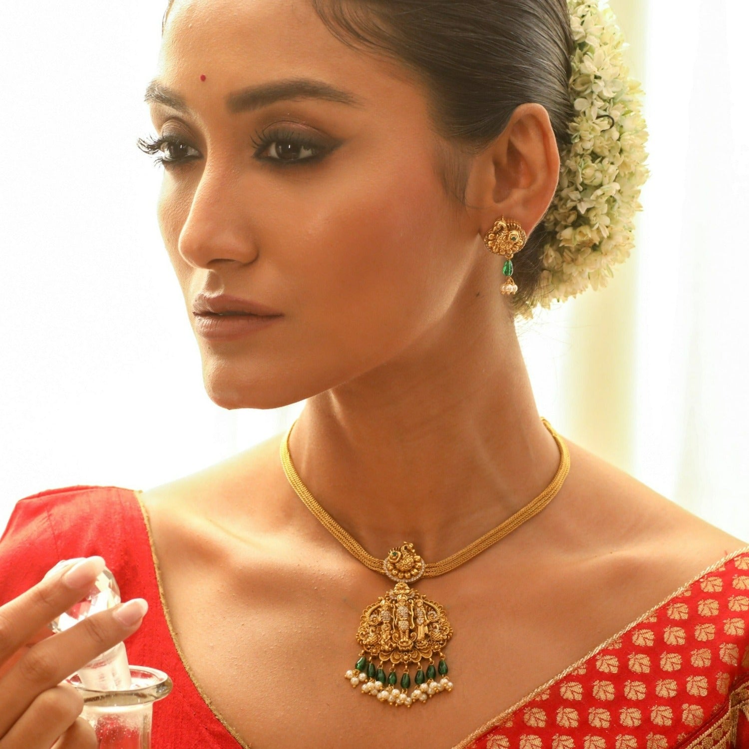 Janaki Antique Necklace Set