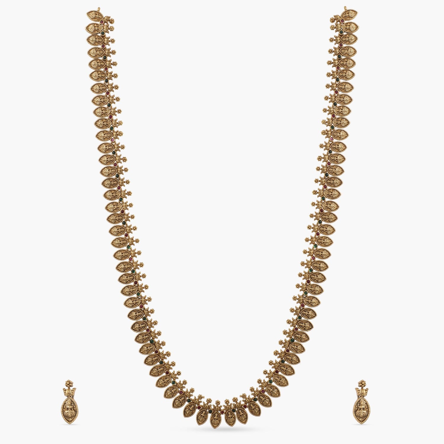 Dhruva Antique Long Necklace Set