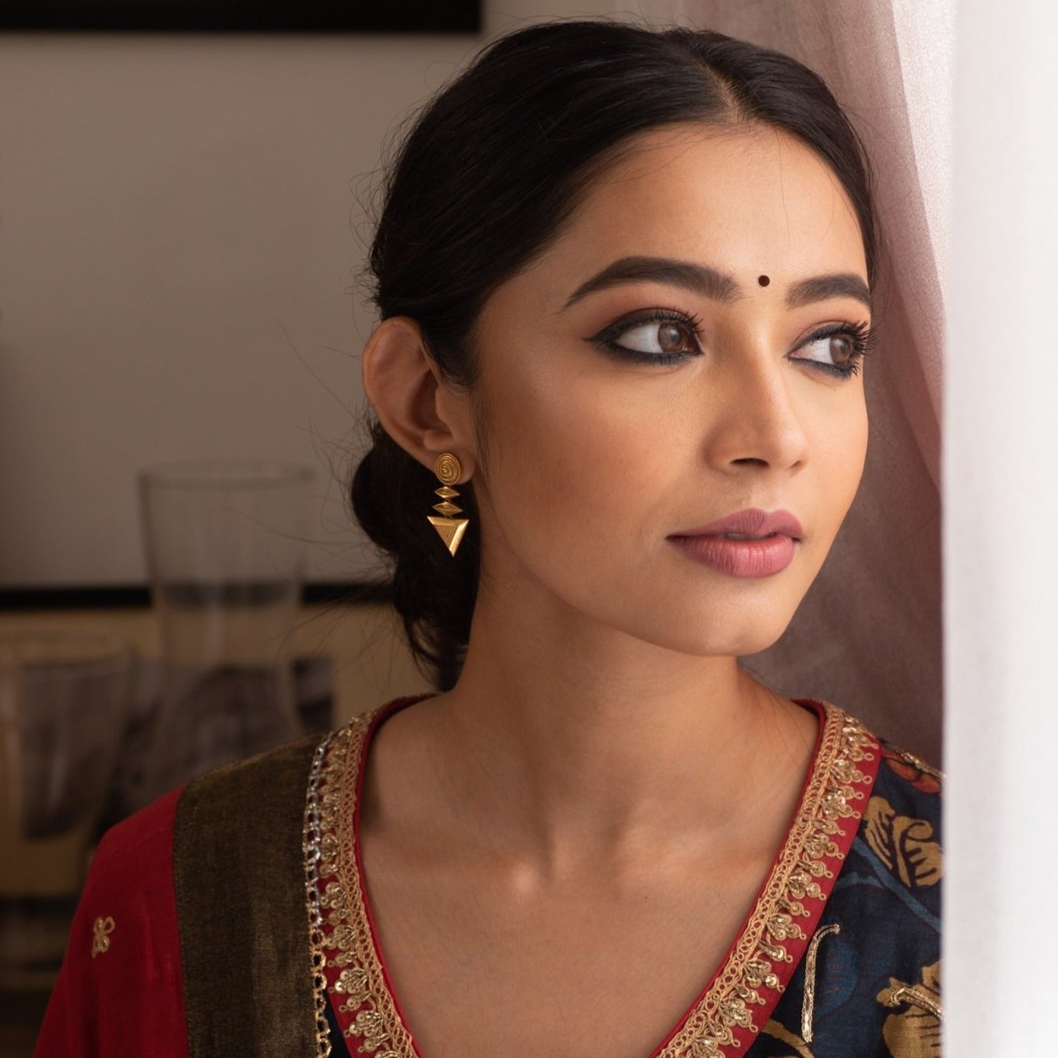 Malvika Loka 925 Silver Earrings