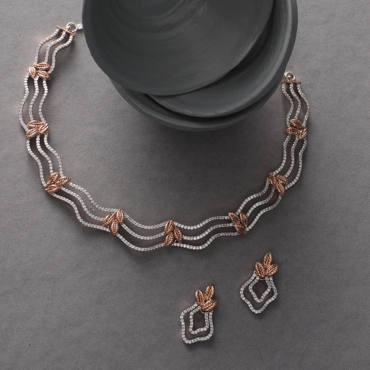 Mily Nakshatra CZ Necklace Set