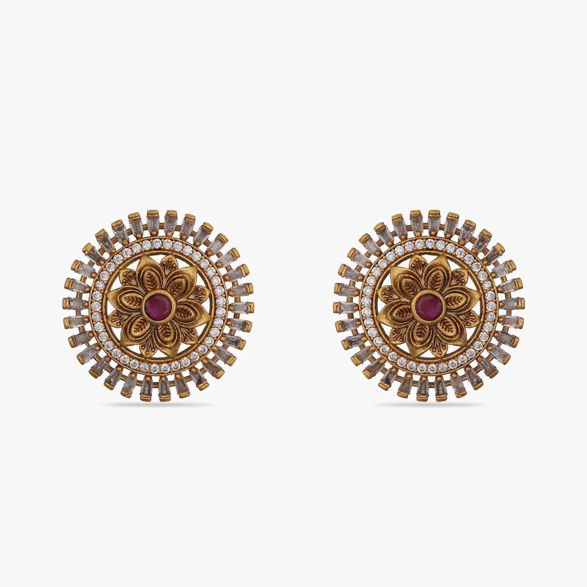 FF Earrings - Gold-coloured earrings
