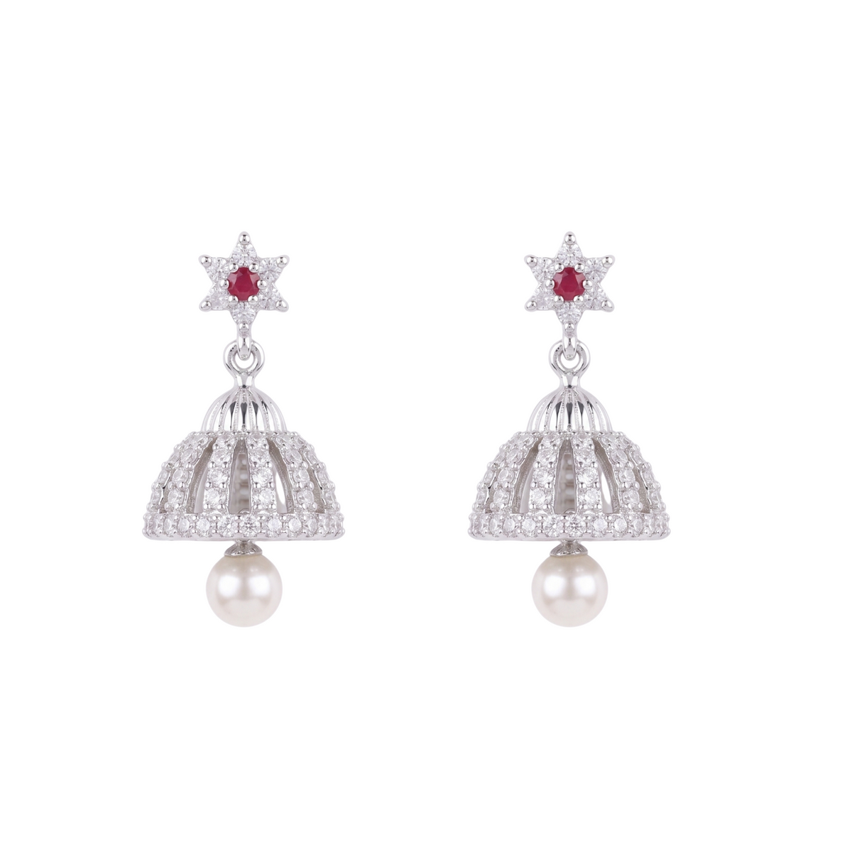 Classic CZ Jhumka Earrings