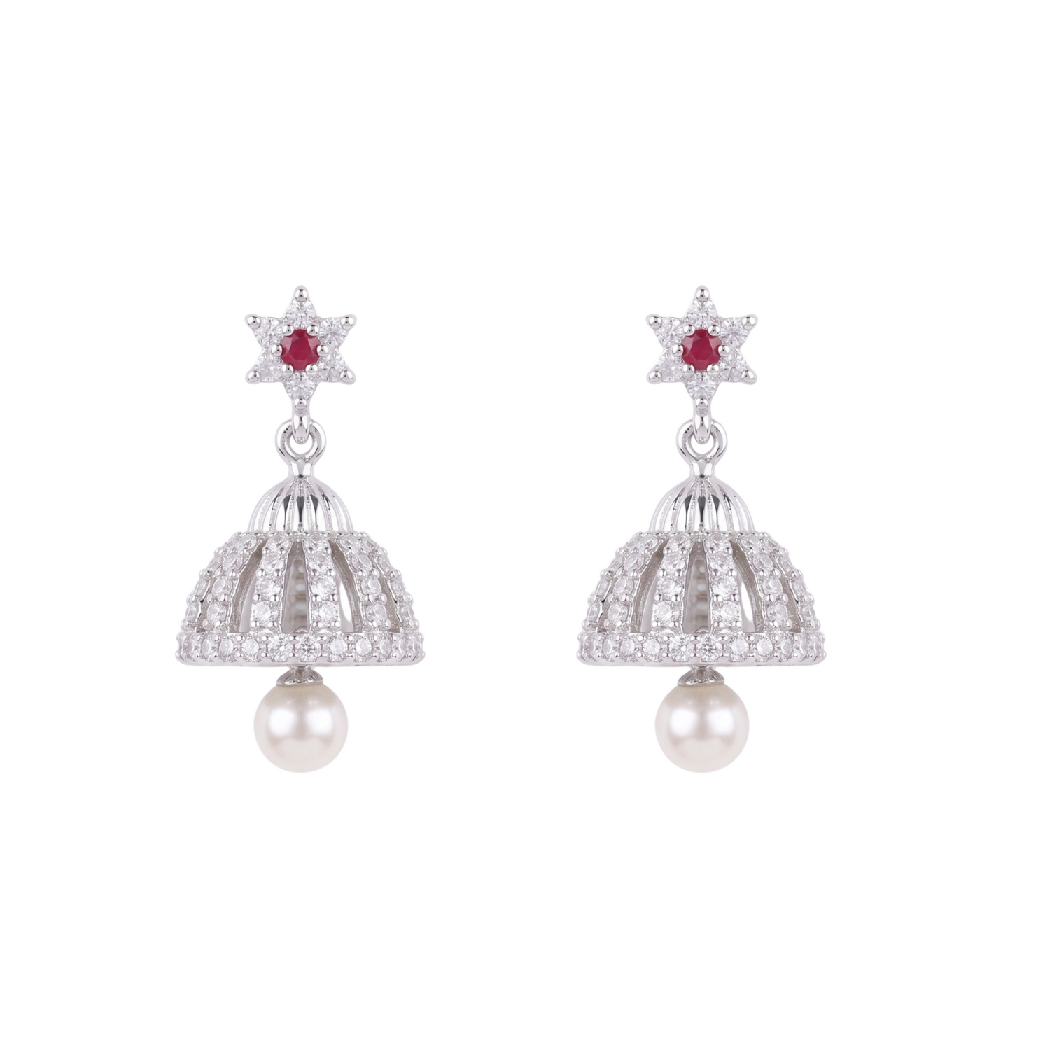 Classic CZ Jhumka Earrings