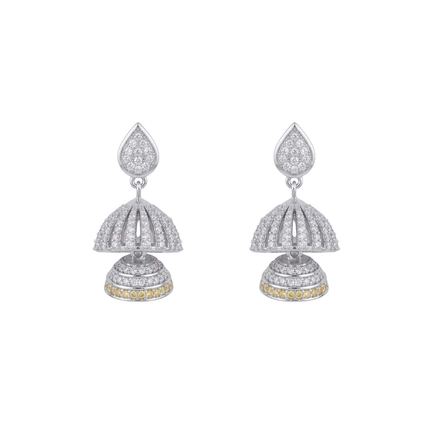 Bloom Classic CZ Jhumka Earrings