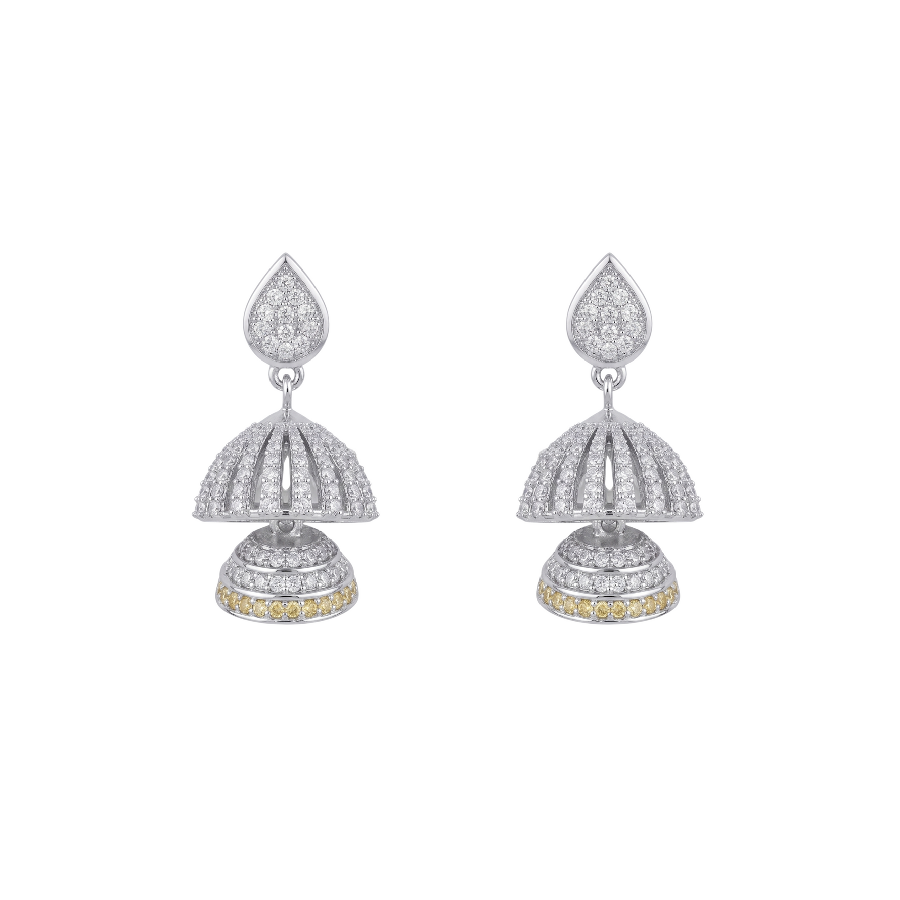 Bloom Classic CZ Jhumka Earrings