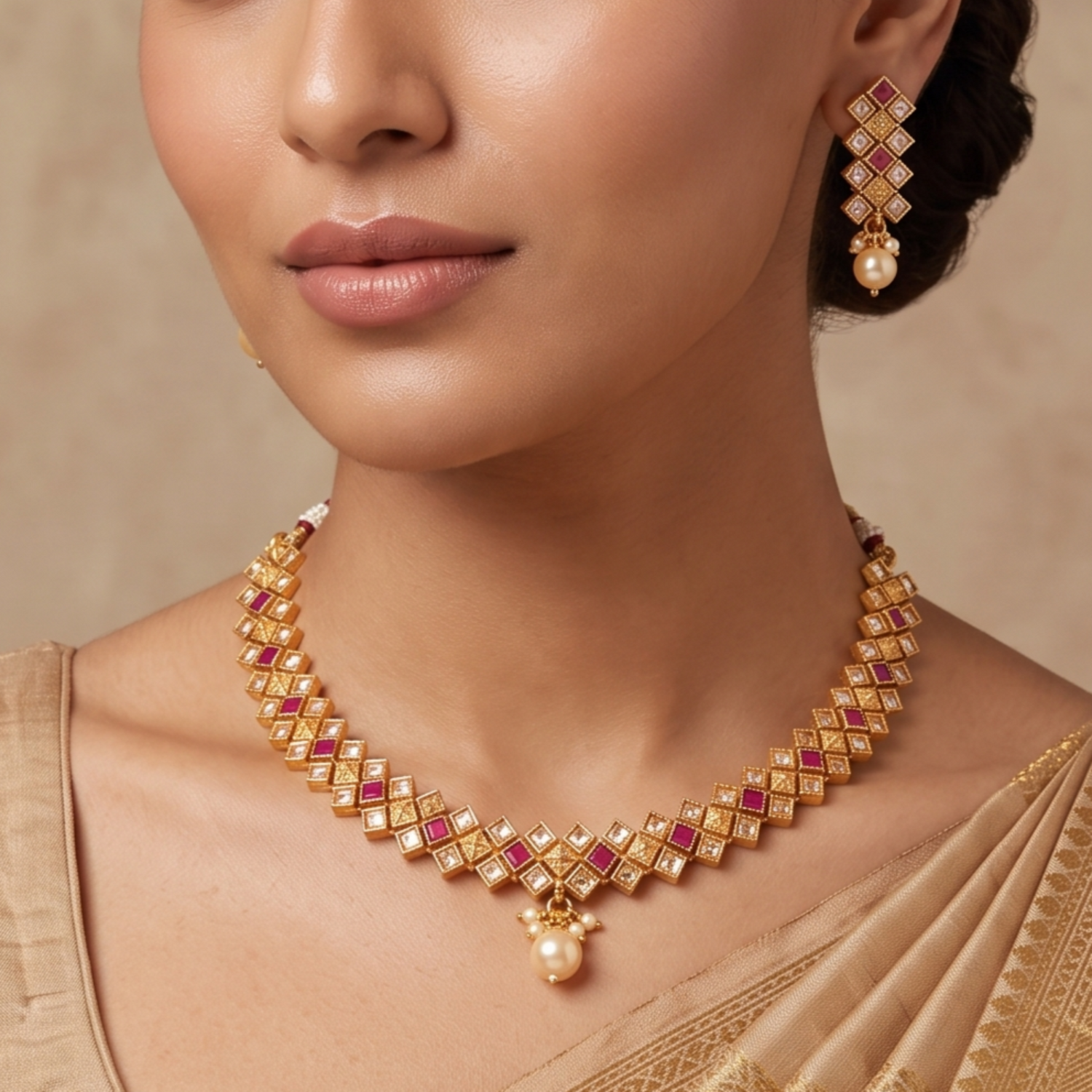 Sophia CZ Necklace Set