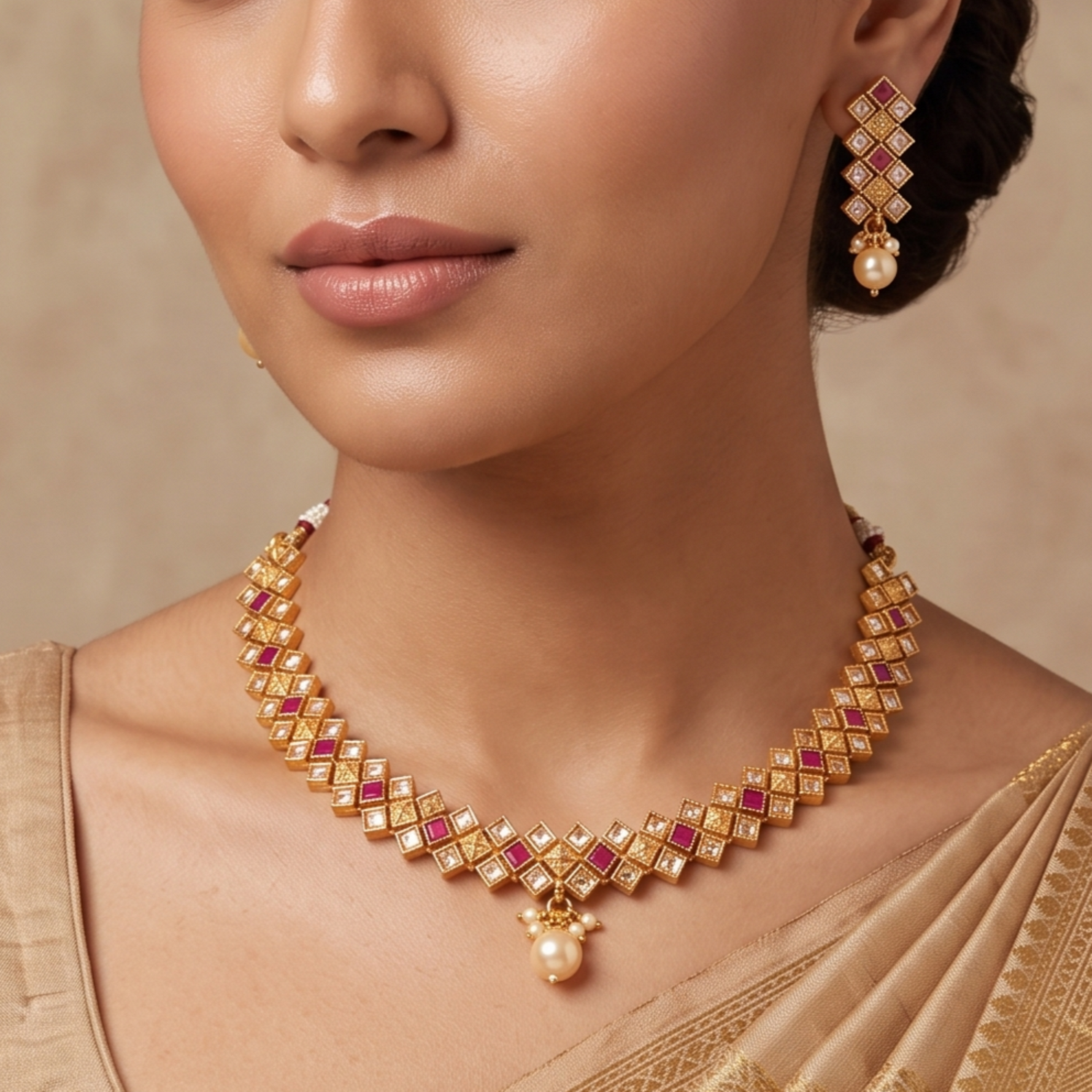 Sophia CZ Necklace Set