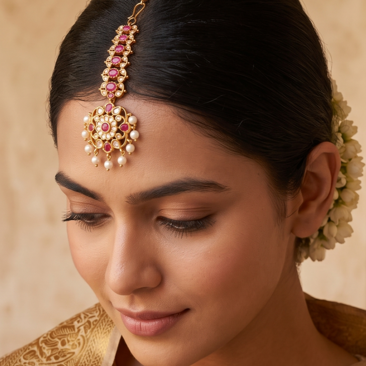 Rajeshwari Antique Maang Tikka
