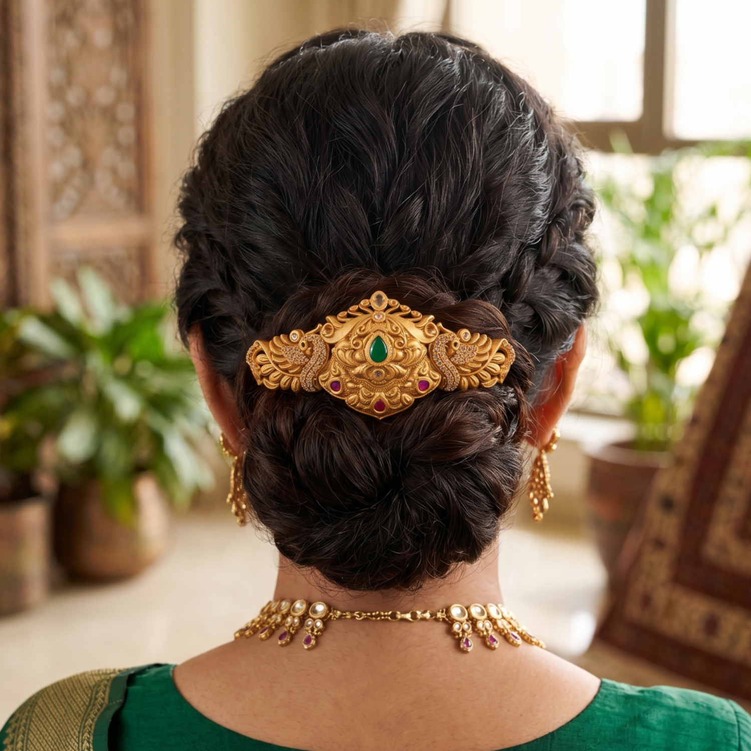 Vikata Antique Hair Brooch