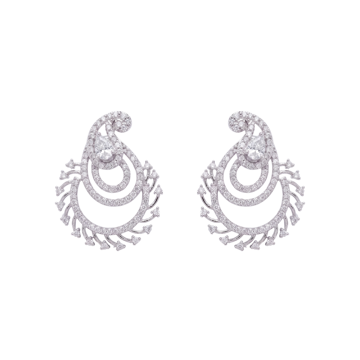 Nina CZ Stud Earrings