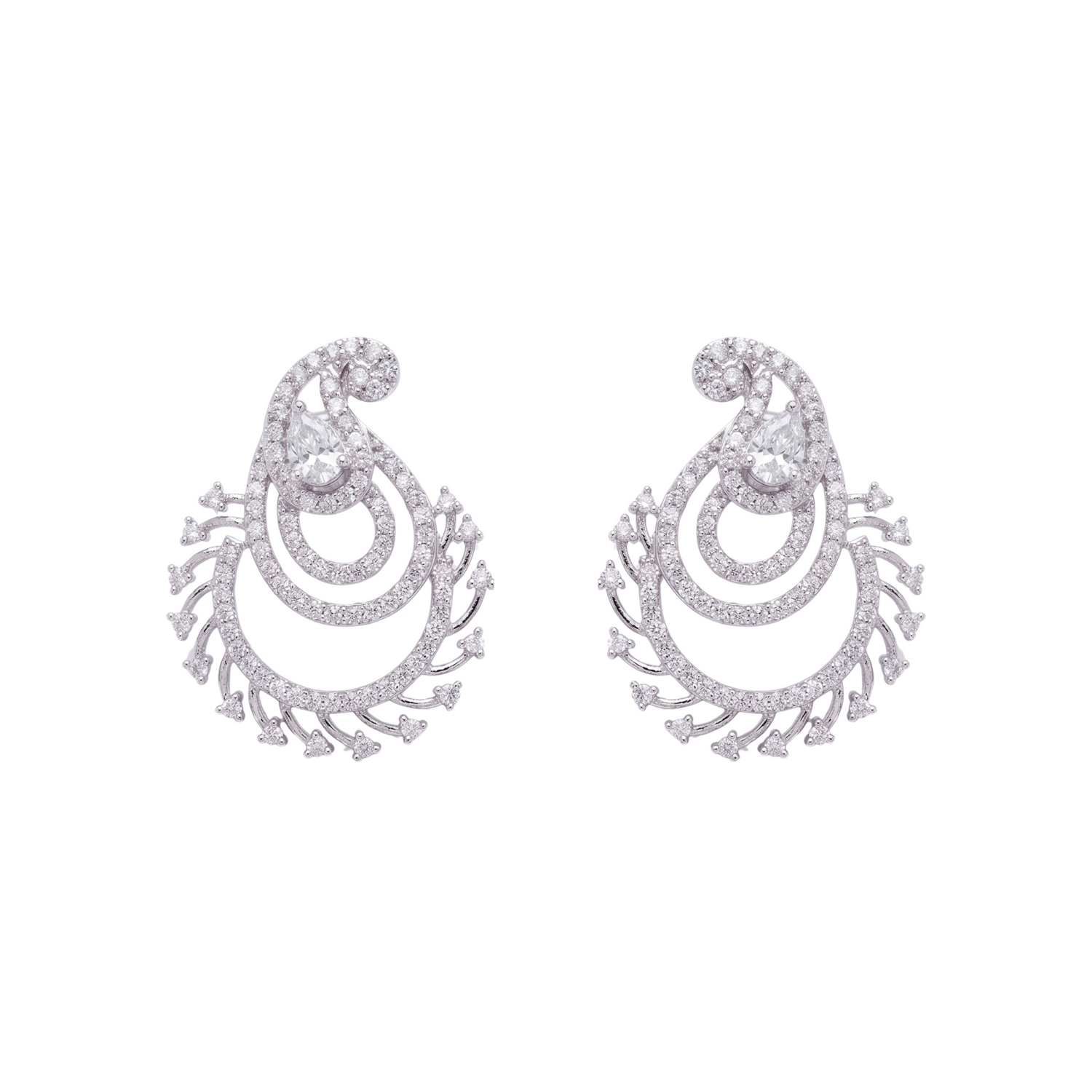 Nina CZ Stud Earrings