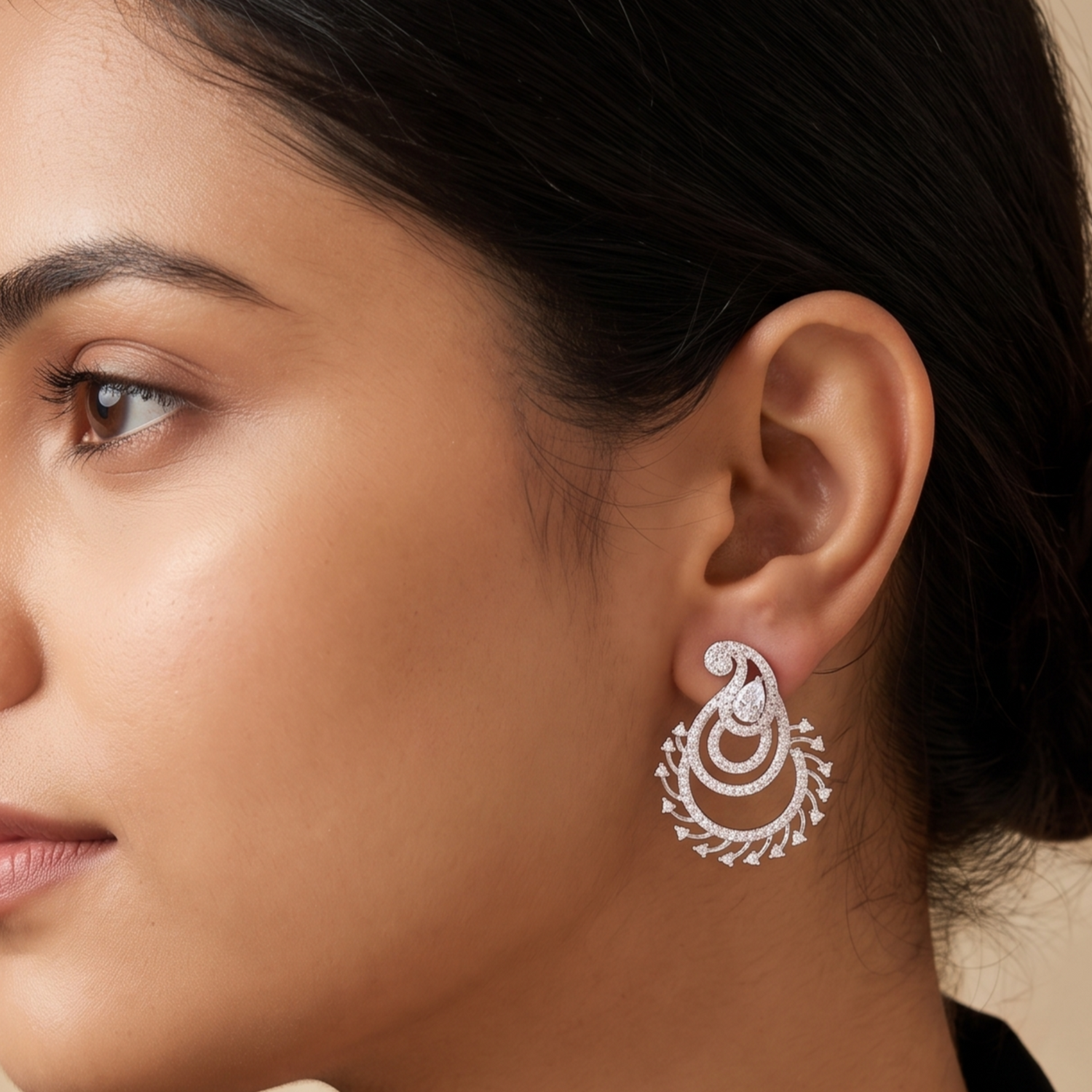Nina CZ Stud Earrings