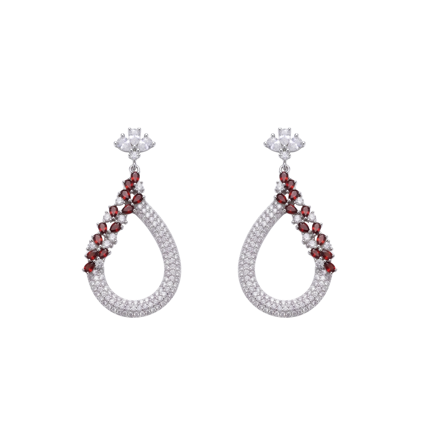 Sadya CZ Drop Earrings