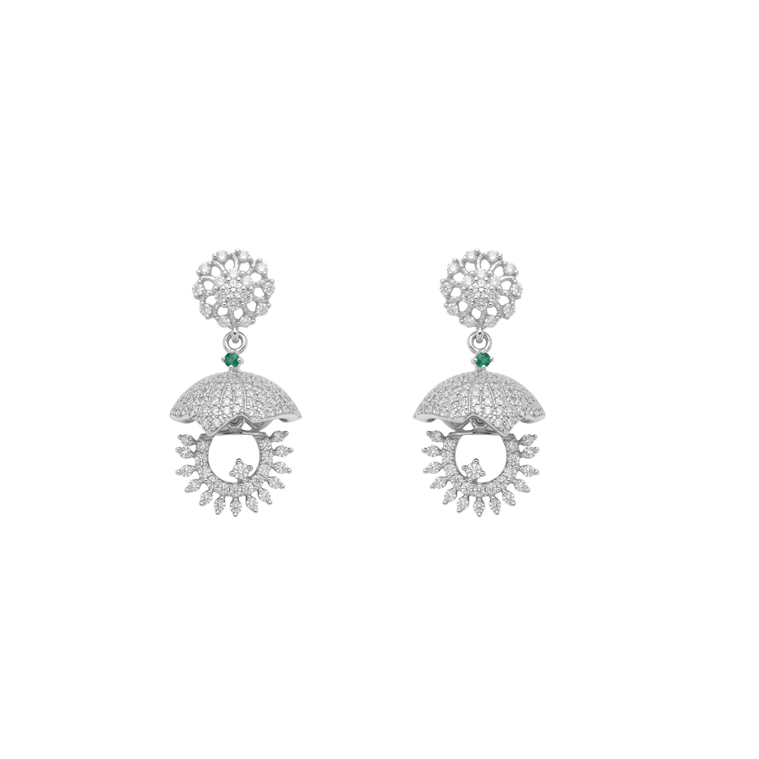 Mila CZ Drop Earrings