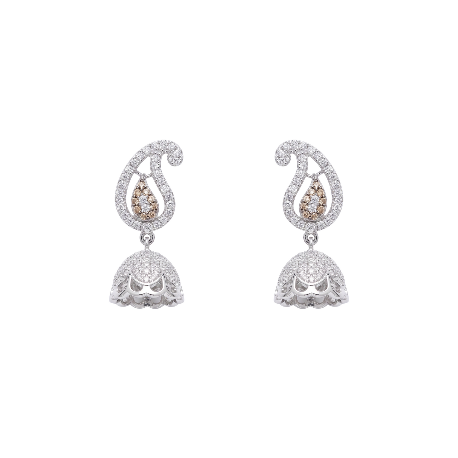 Zara CZ Jhumka Earrings