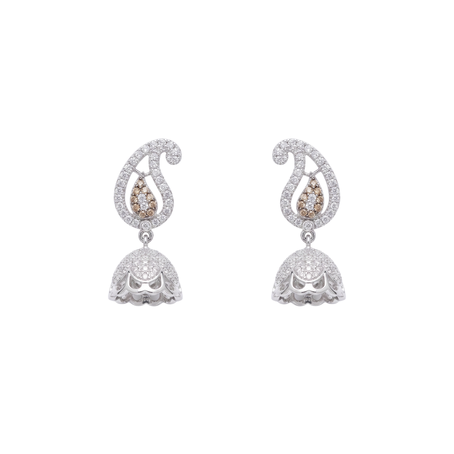 Zara CZ Jhumka Earrings