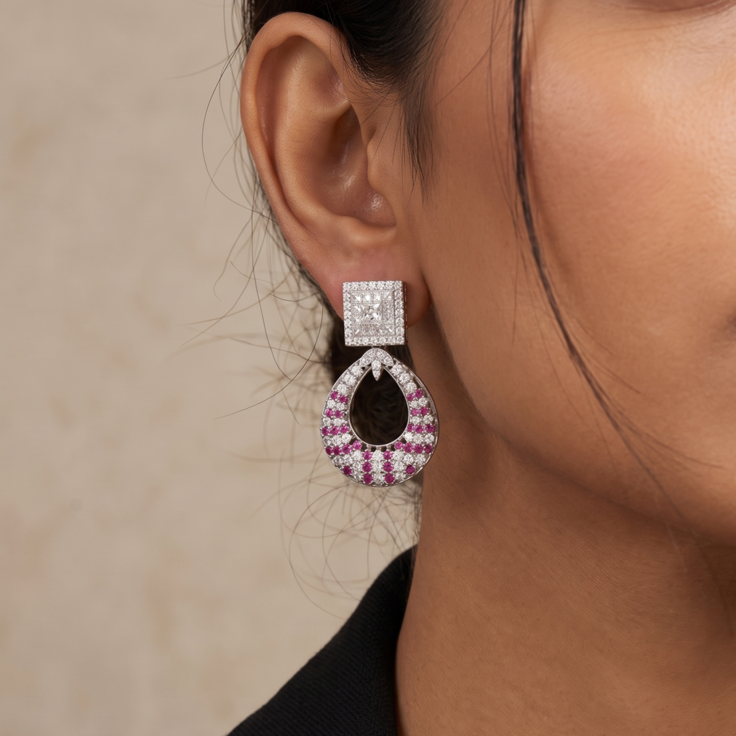 Myra CZ Drop Earrings