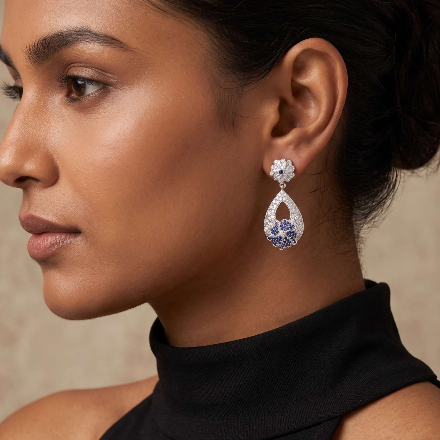 Dhriti CZ Drop Earrings