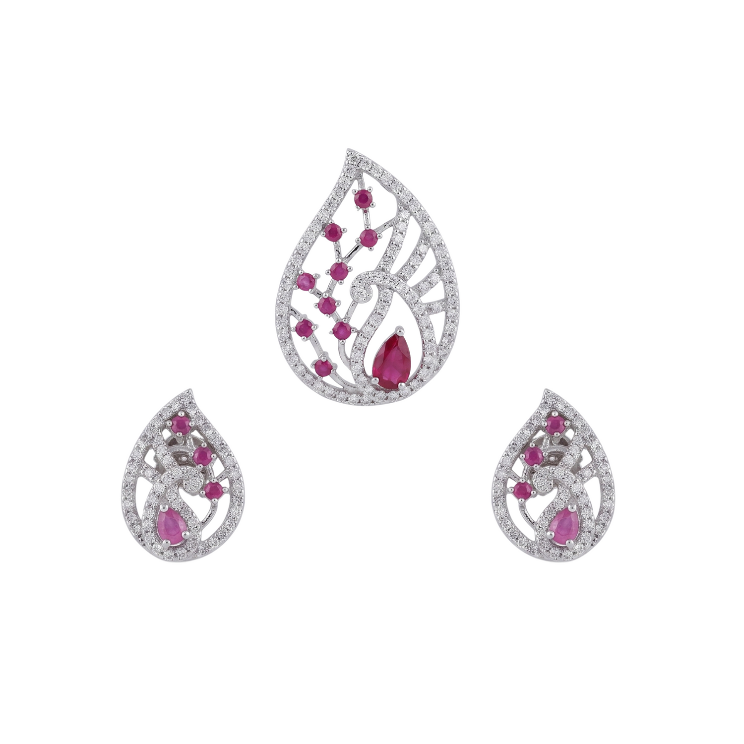Aarohi CZ Pendant Set