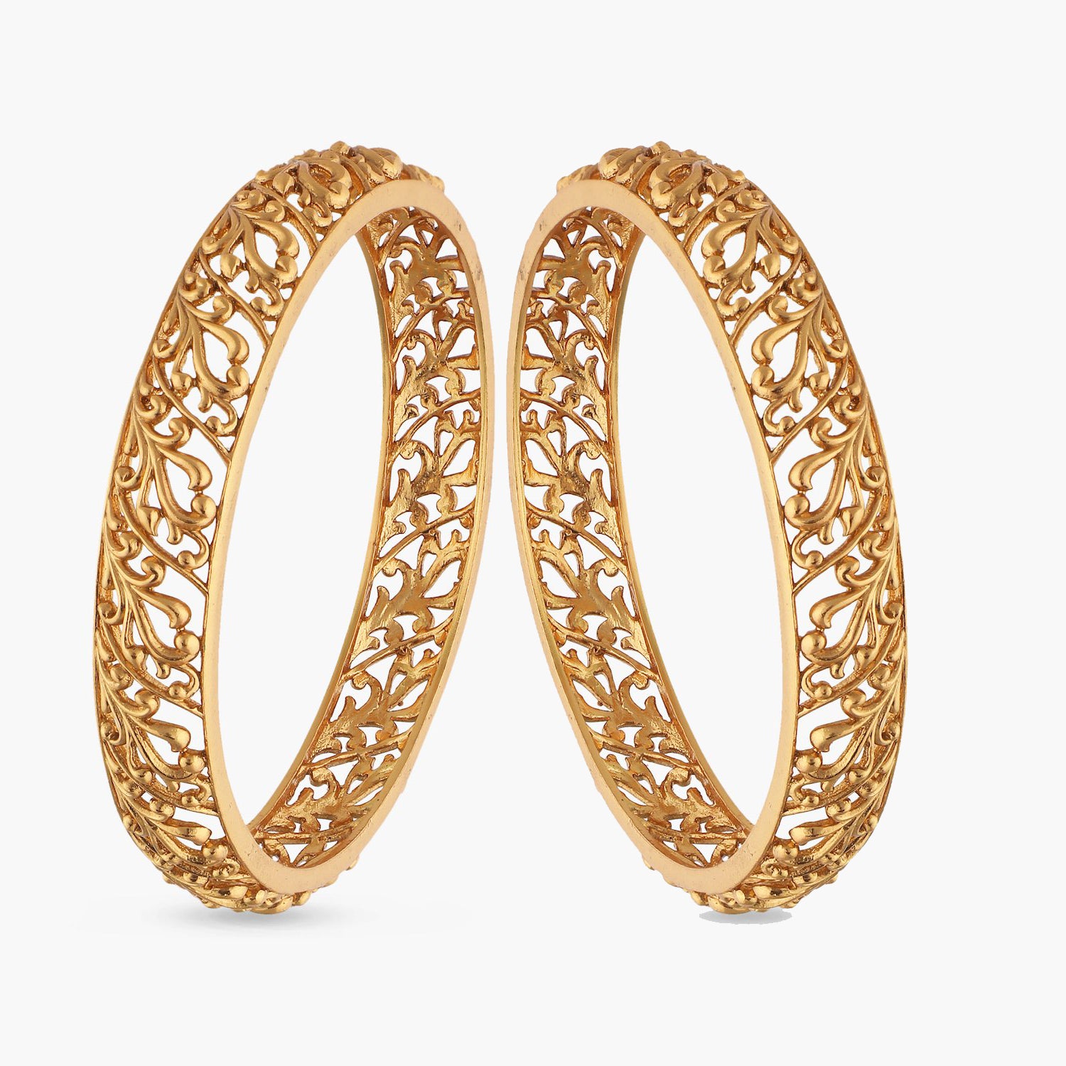 Aphrodite Gold Plated Tribal Bangles
