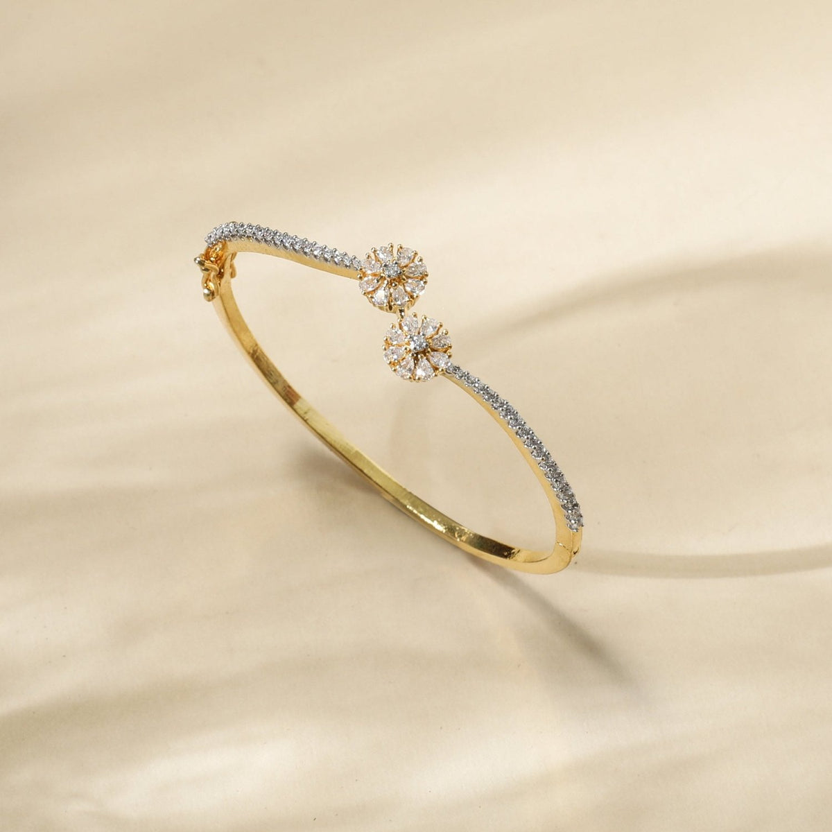 Luna Nakshatra CZ Gold Plated Bracelet