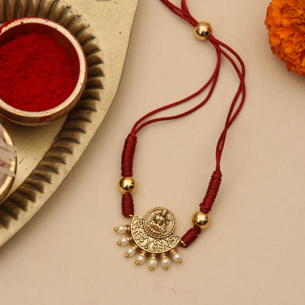 Lakshmi Grace Antique Rakhi